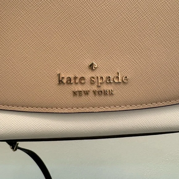 Kate Spade Tan, White and Black Neutral Crossbody Bag - Picture 11 of 16